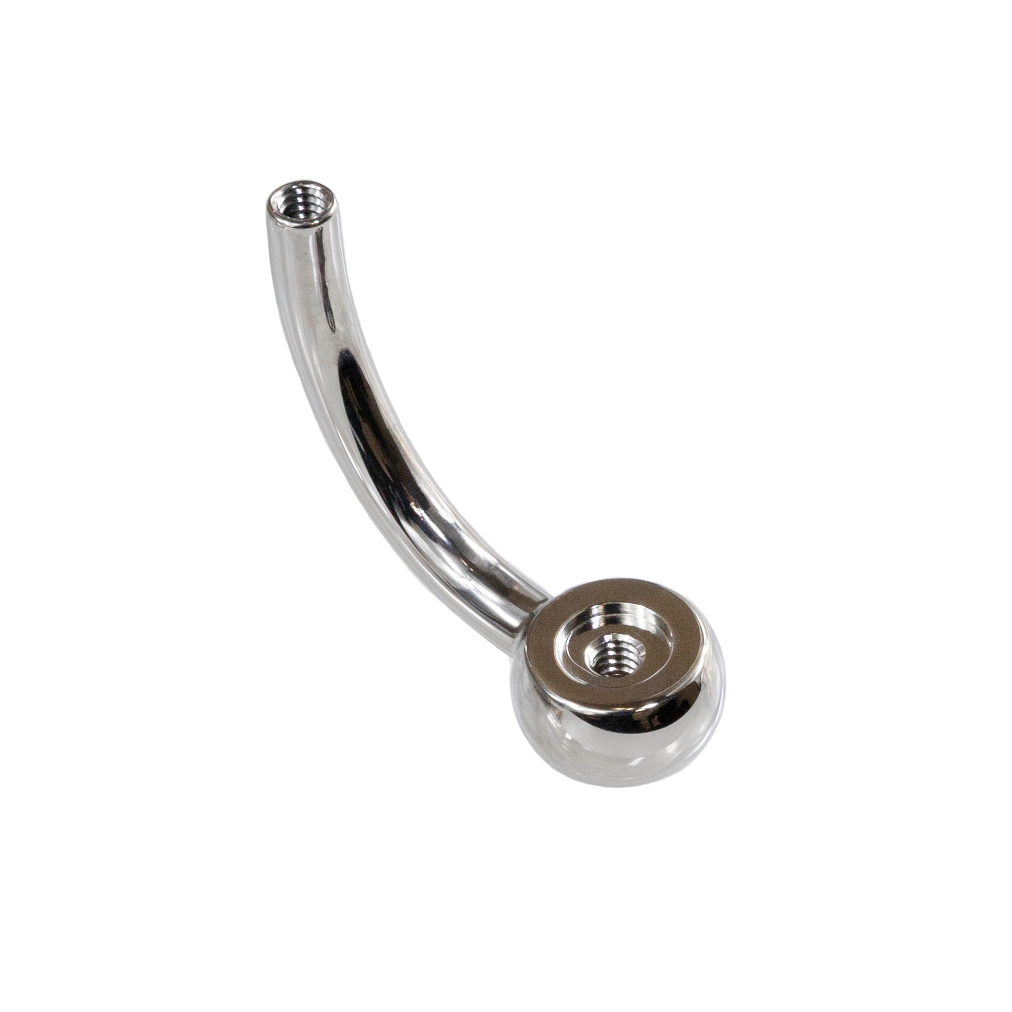 Interchangeable Navel Curve w/ Sunflower