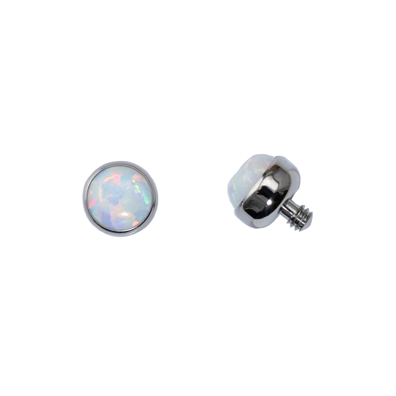 Threaded Cabochon Bead