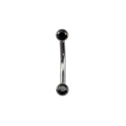 Forward Facing Gem Bead - 2.5mm