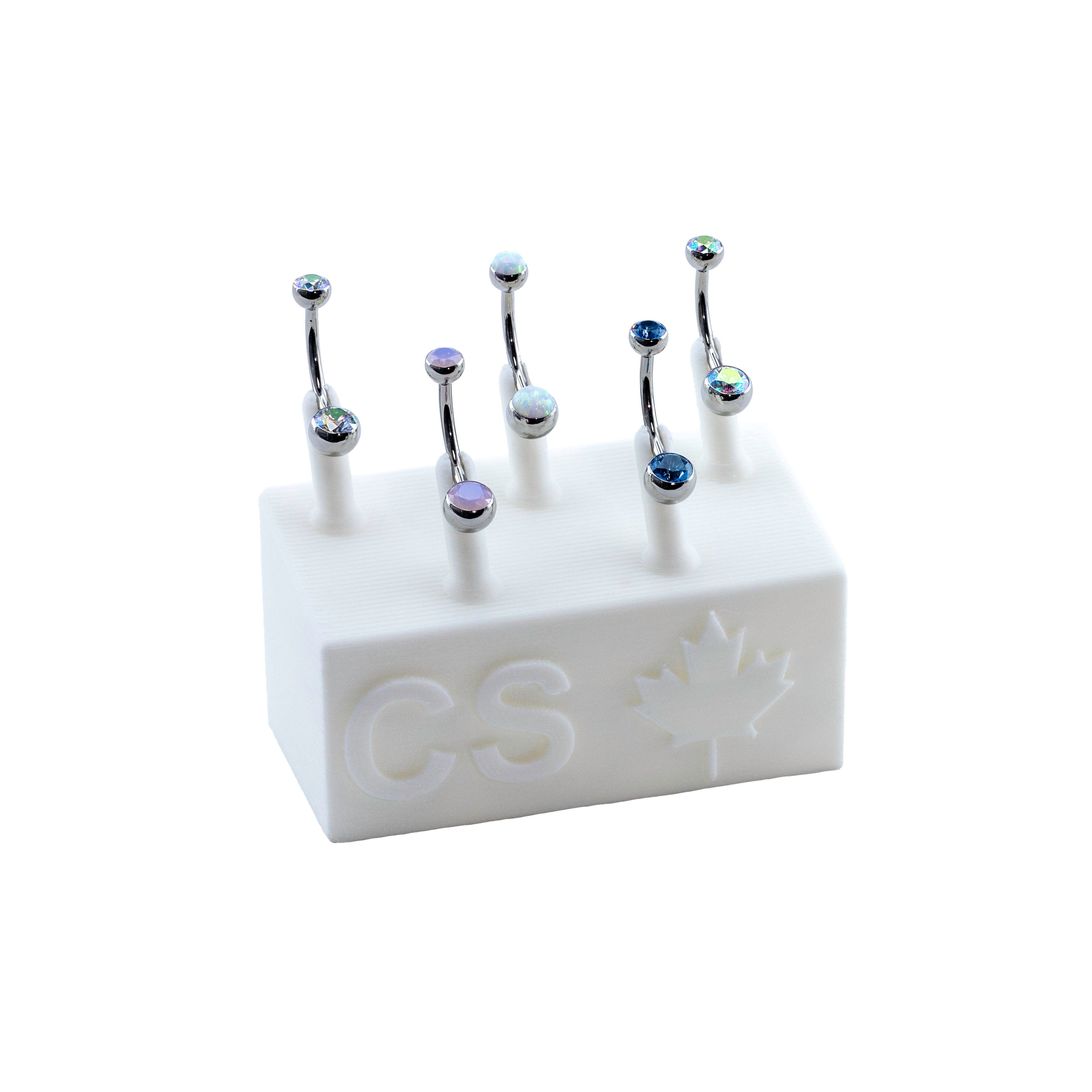 Curved Shaft Display Block