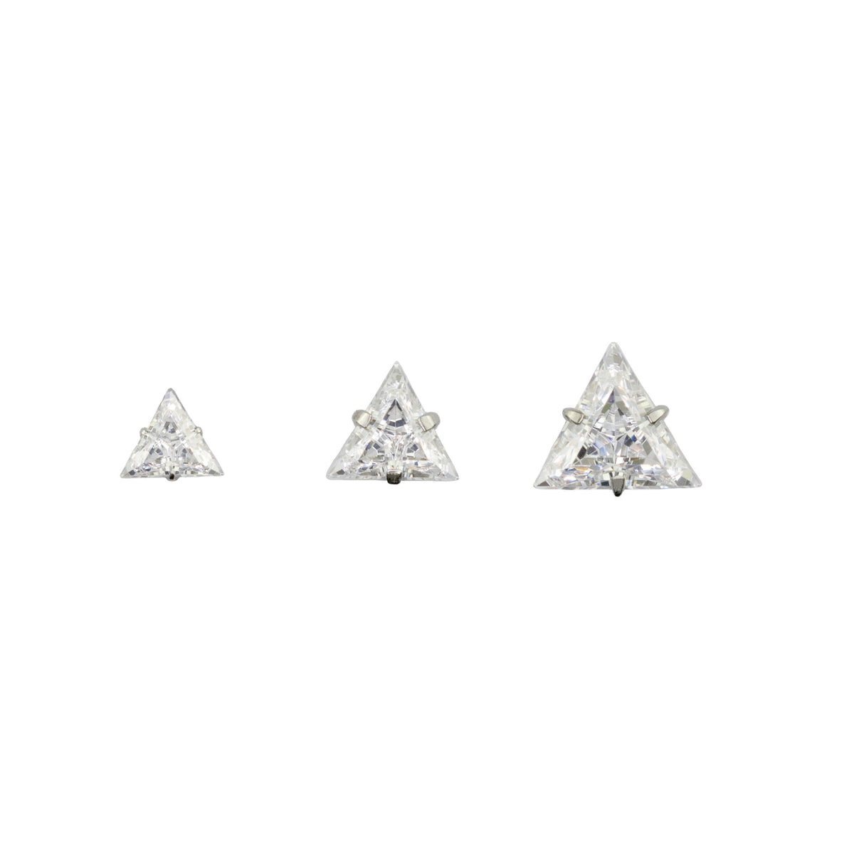 Triangle Prong Set Gem