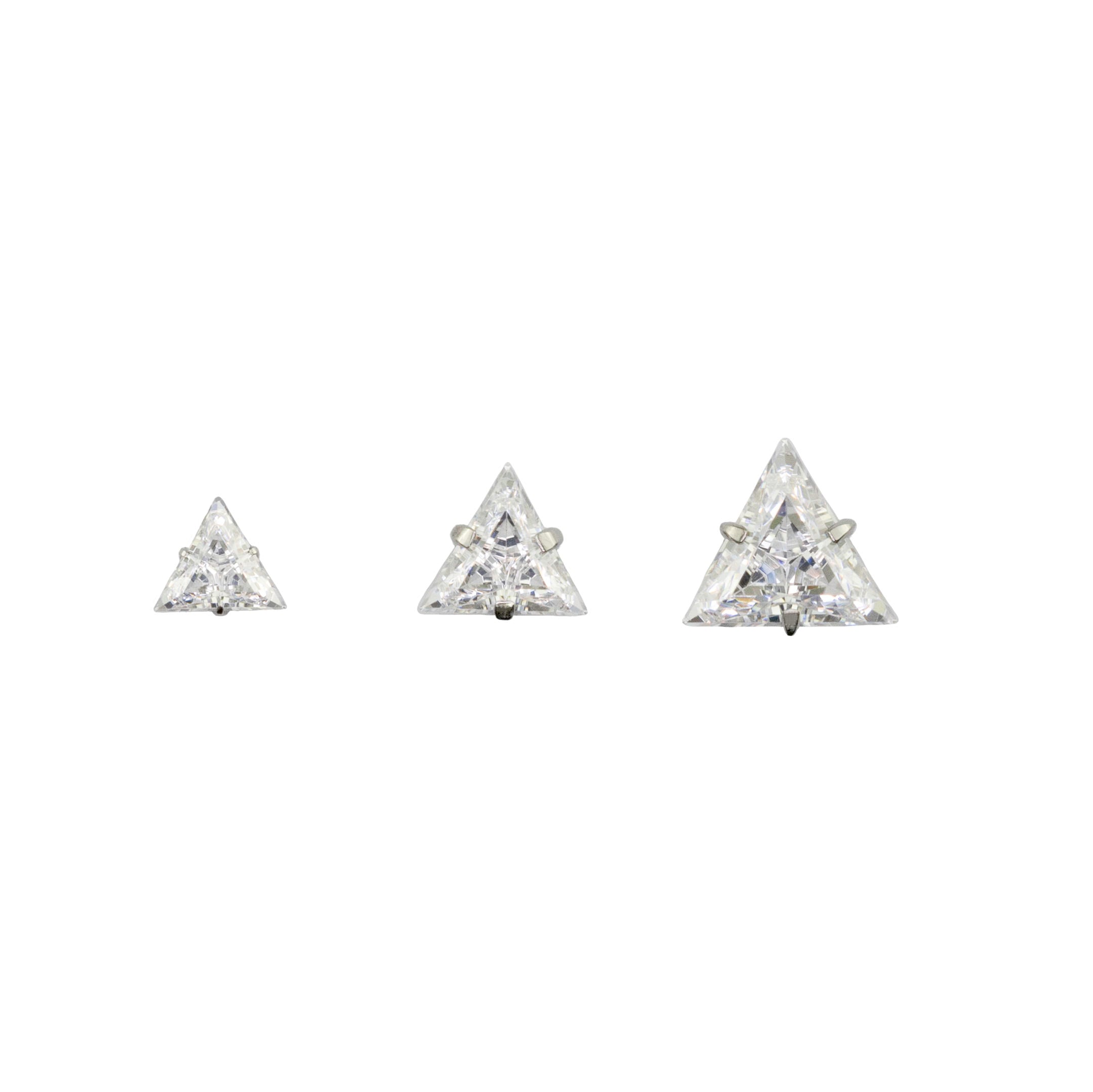 Triangle Prong Set Gem