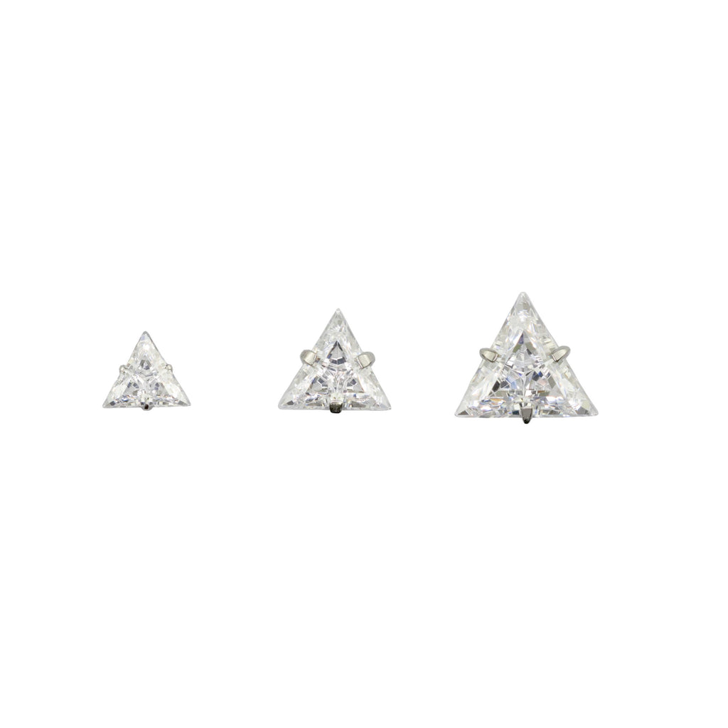 Triangle Prong Set Gem