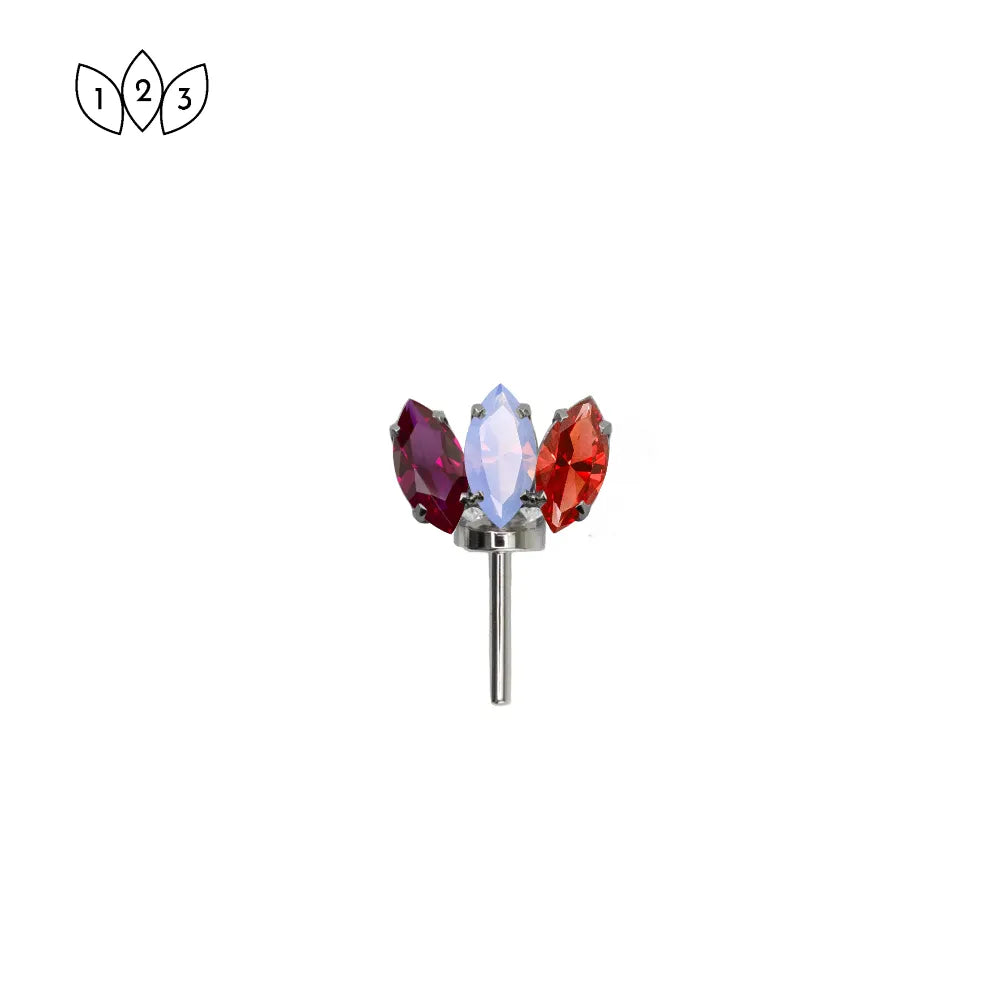 Forward Facing Marquise Fan