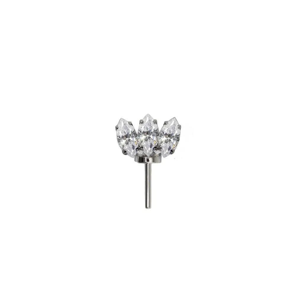 Forward Facing Marquise Fan