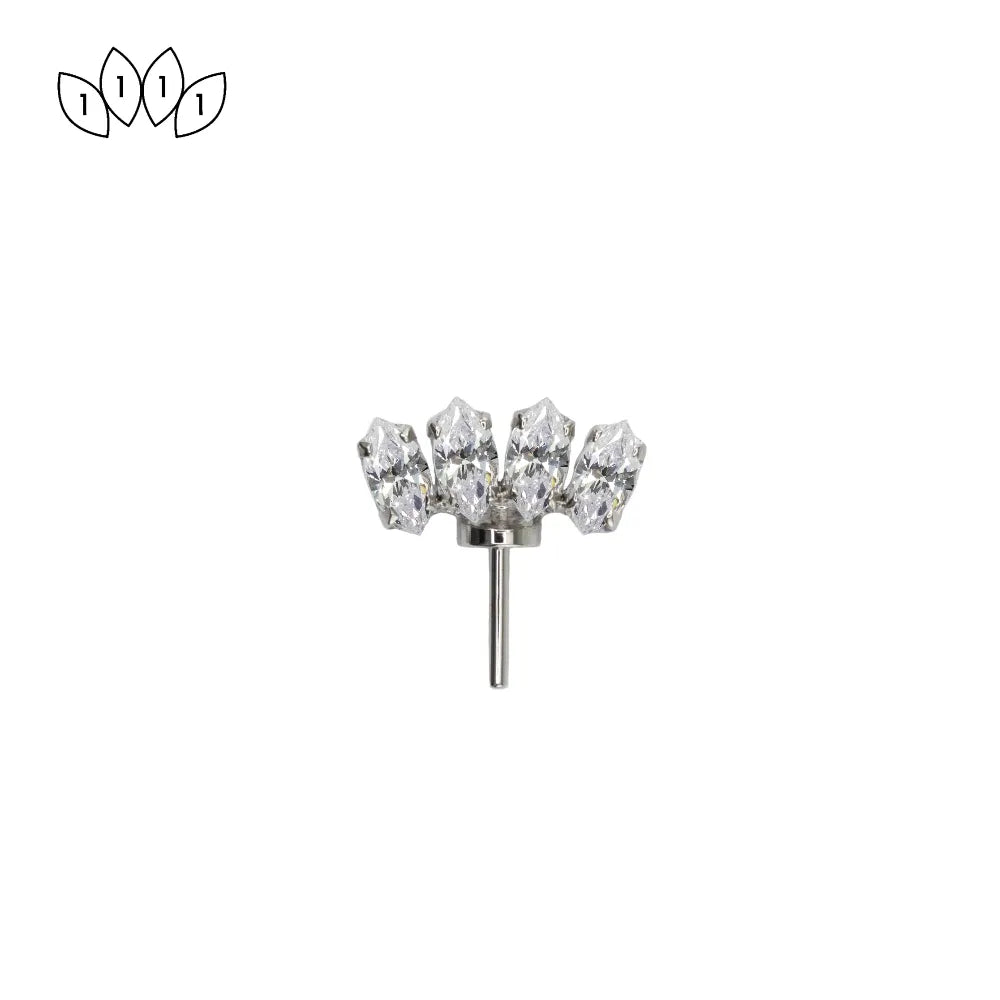 Forward Facing Marquise Fan