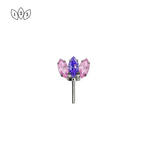 Forward Facing Marquise Fan