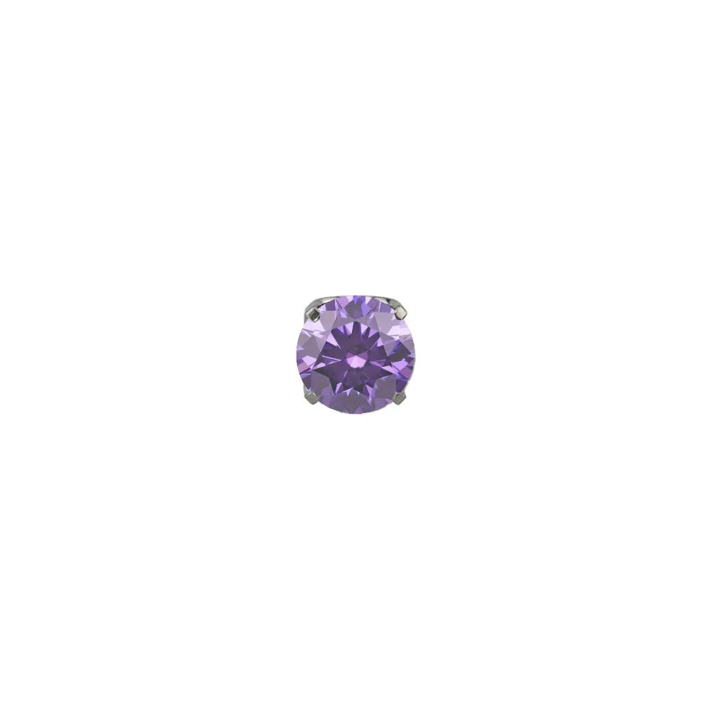 Amethyst 2.5 - Prong Set Gem