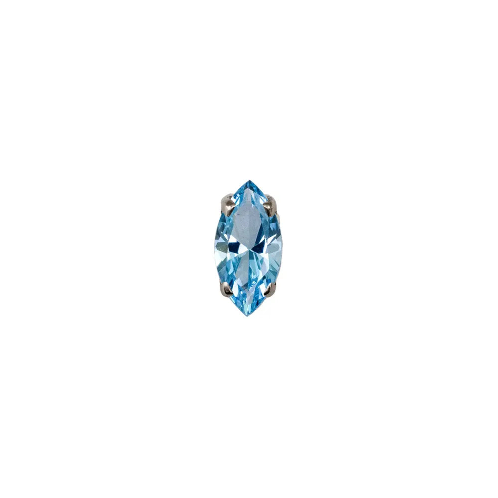 Royal Blue 4.0 - Marquise Prong Set Gem