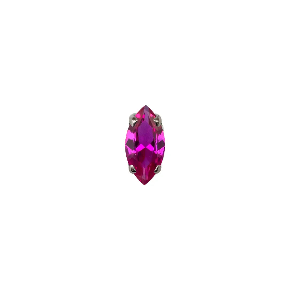 Medium Ruby 4.0 - Marquise Prong Set Gem