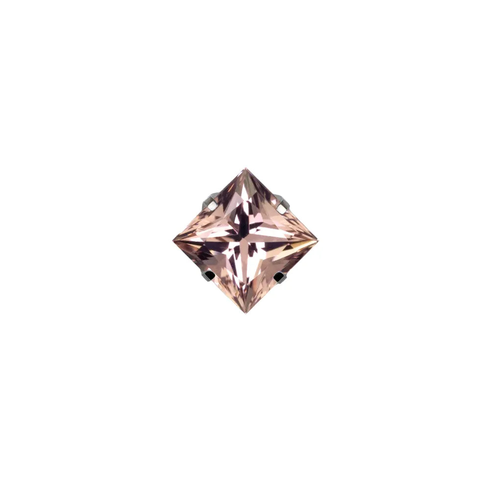 66G - Square Princess Prong Set Gem