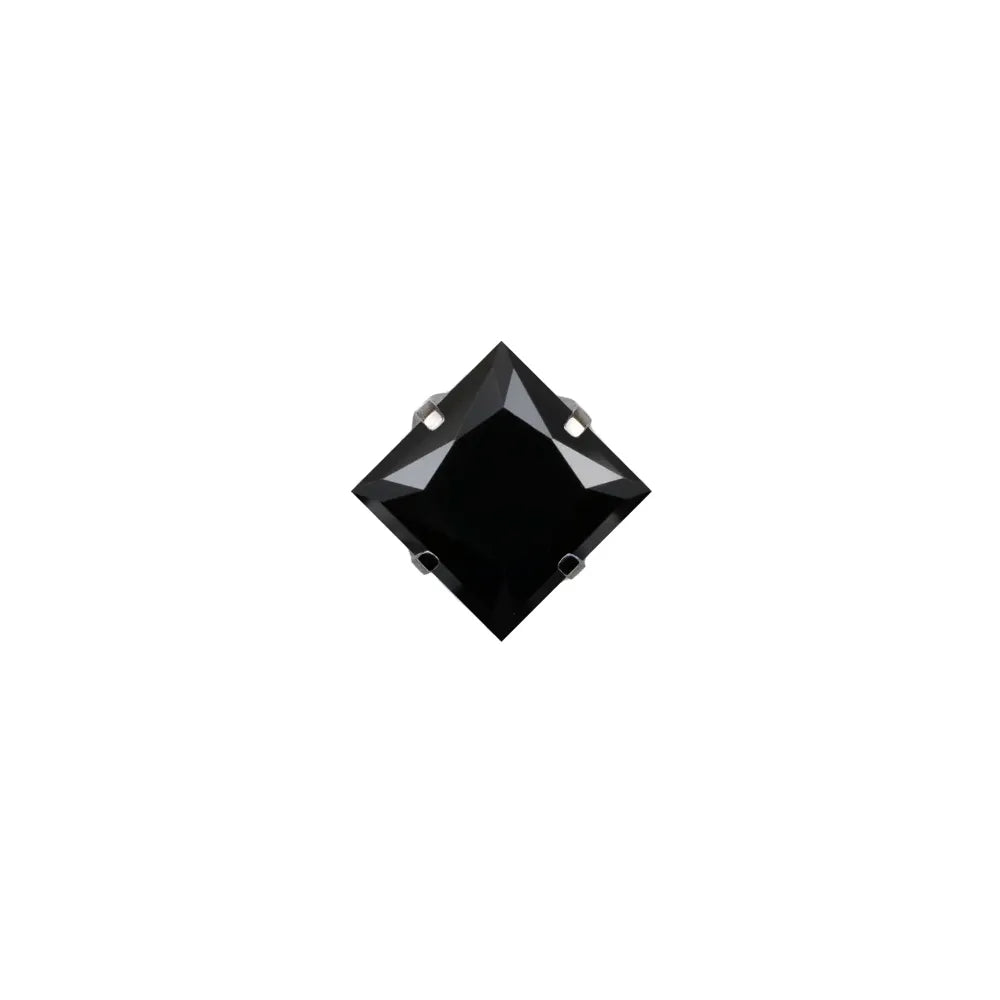 Square Princess Prong Set Gem