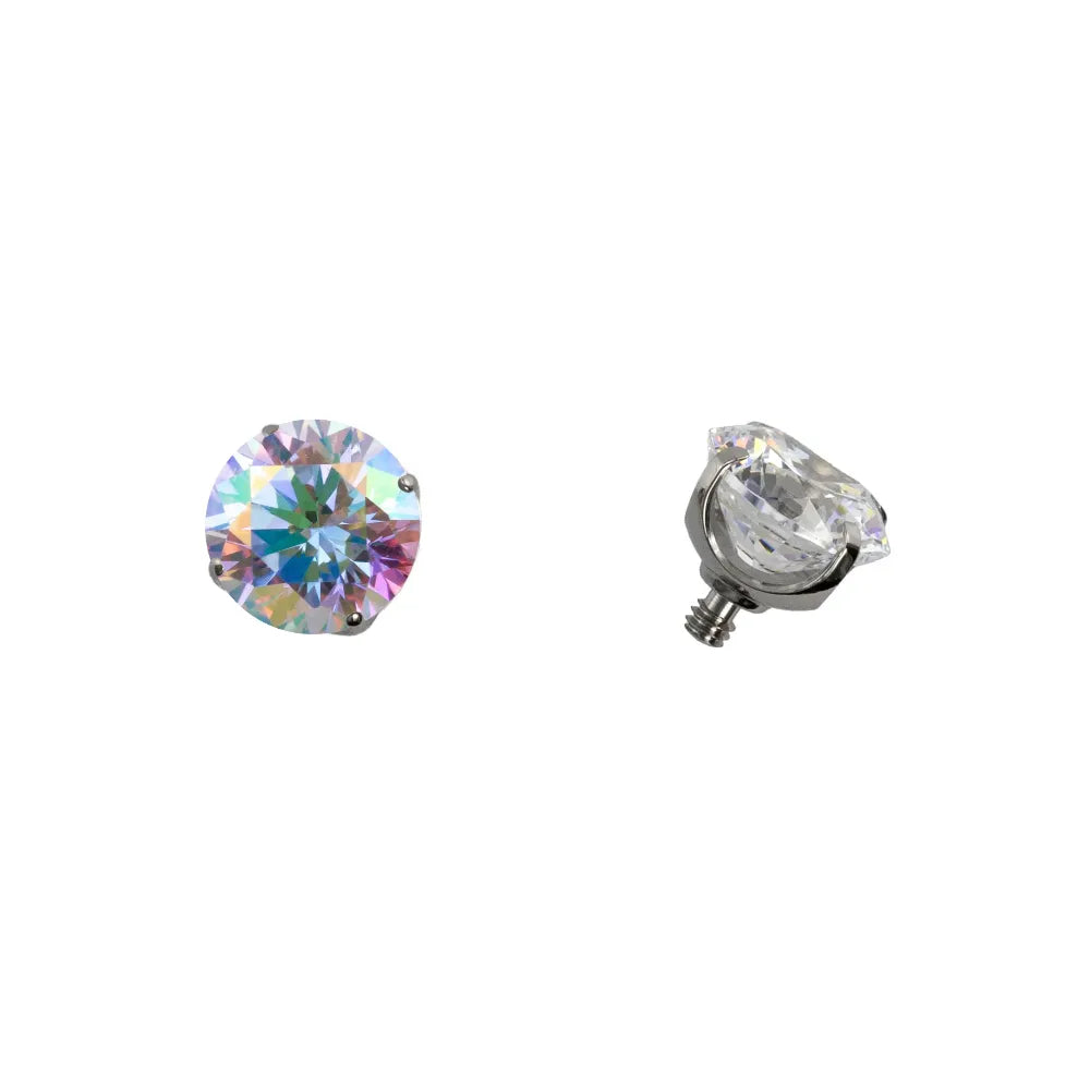 Threaded Prong Set Gem