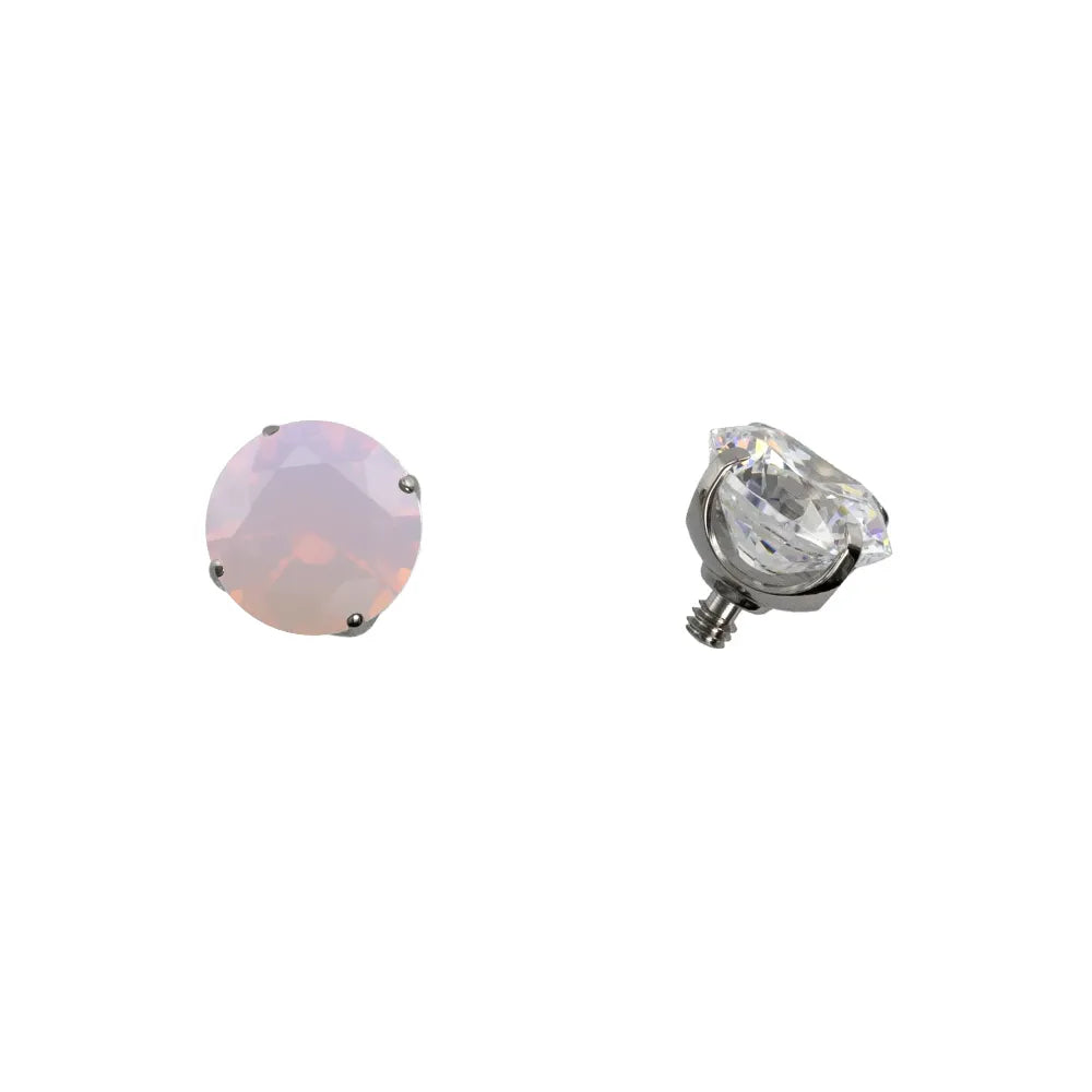 Threaded Prong Set Gem