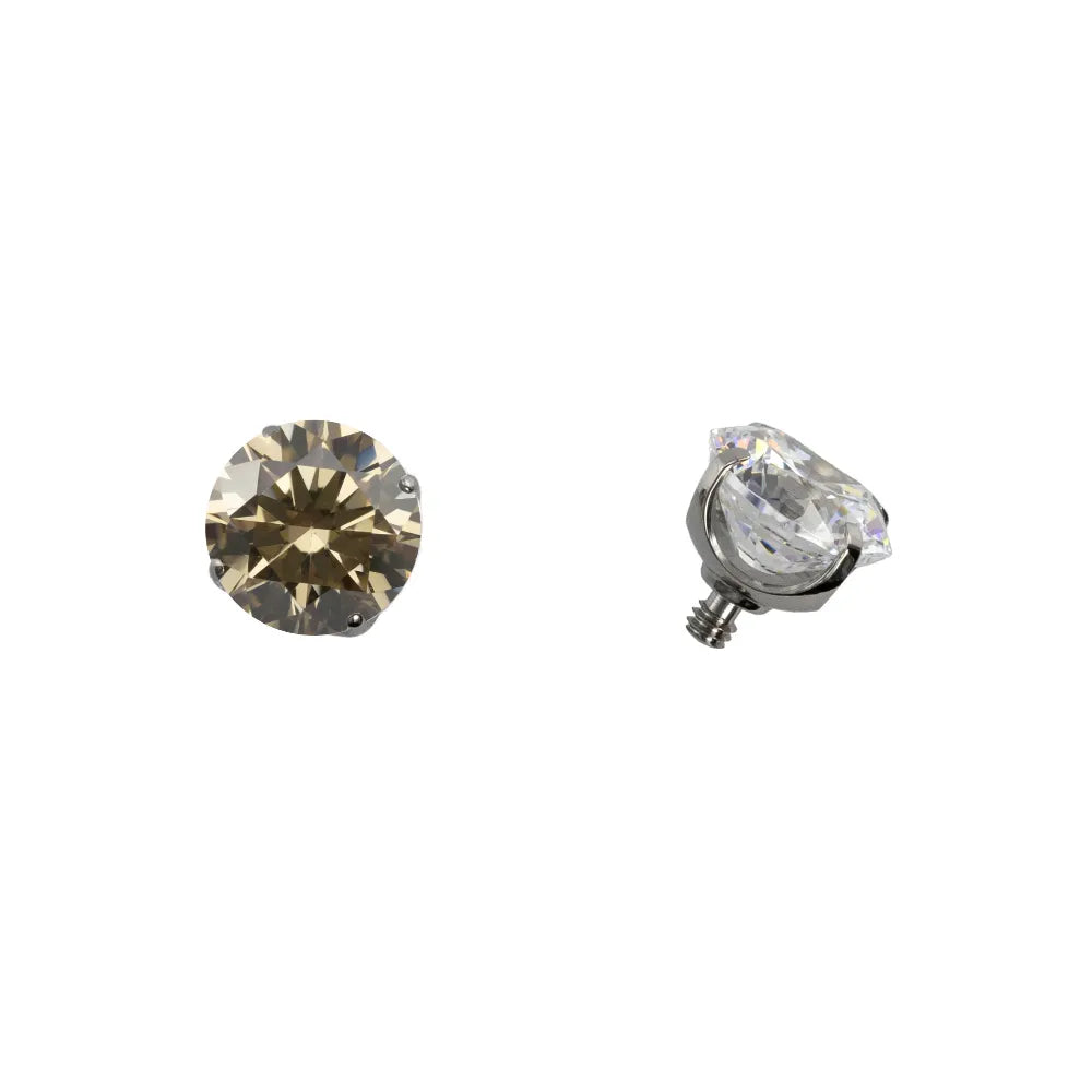 Threaded Prong Set Gem