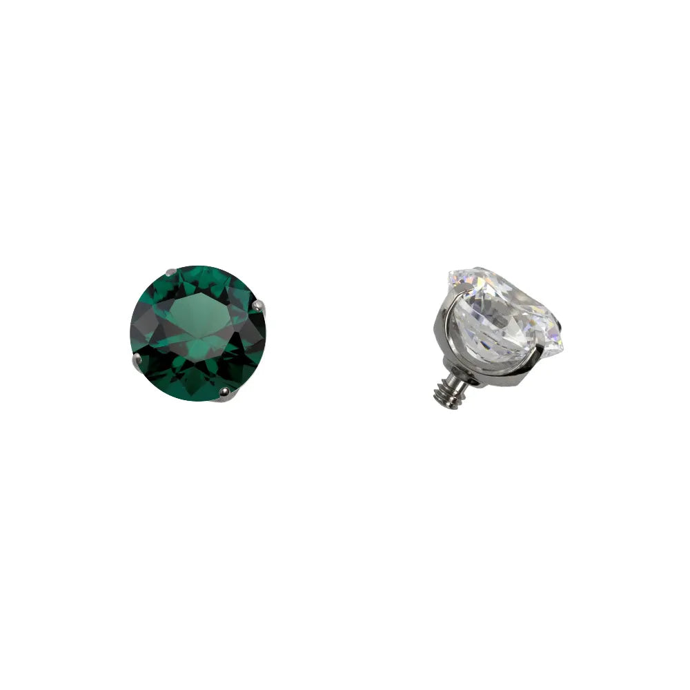 Threaded Prong Set Gem
