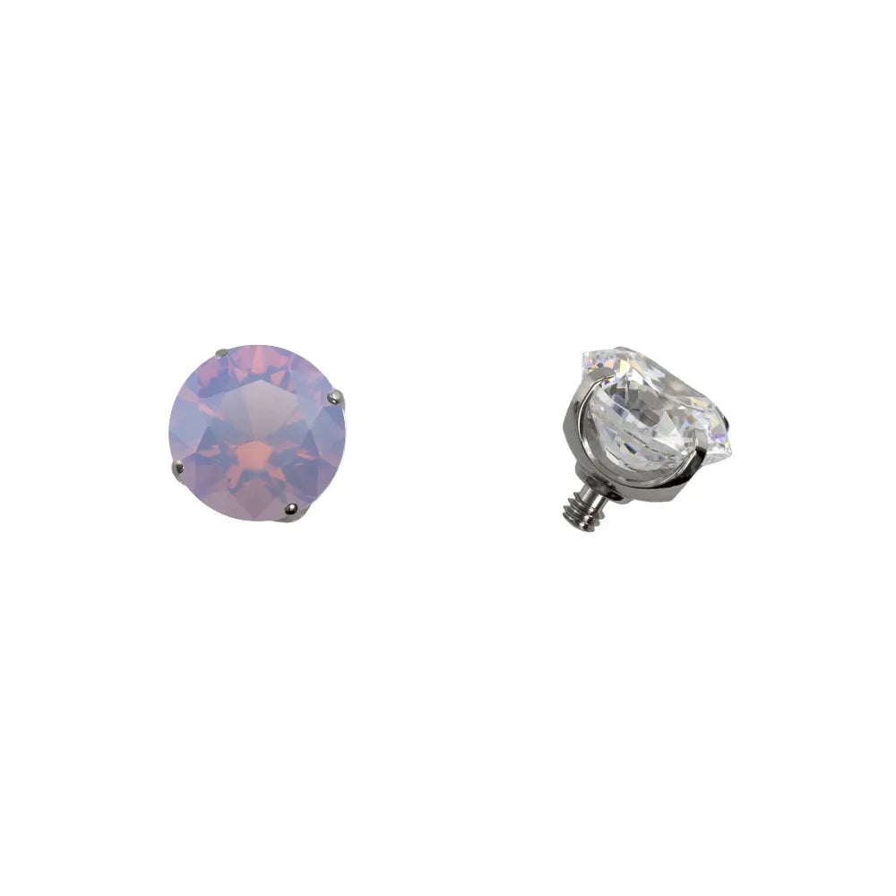 Threaded Prong Set Gem