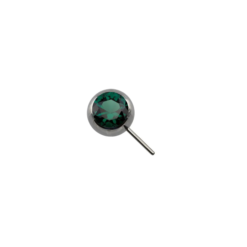Forward Facing Gem Bead