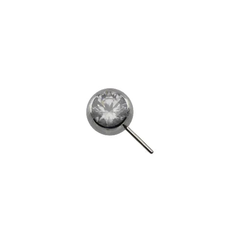 Forward Facing Gem Bead