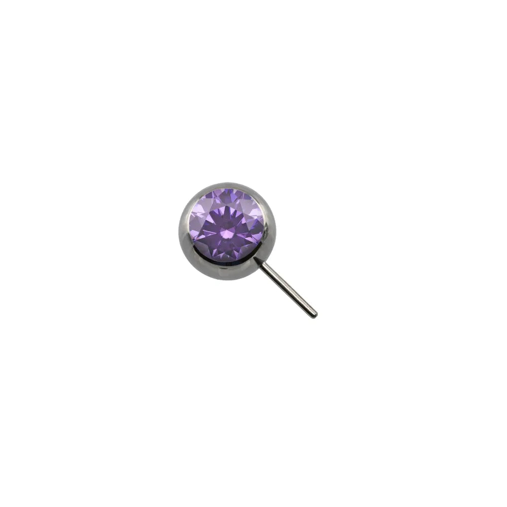 Forward Facing Gem Bead