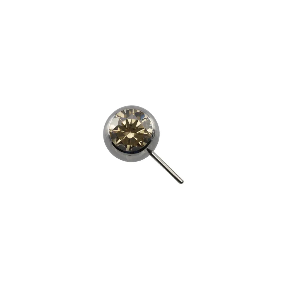 Forward Facing Gem Bead