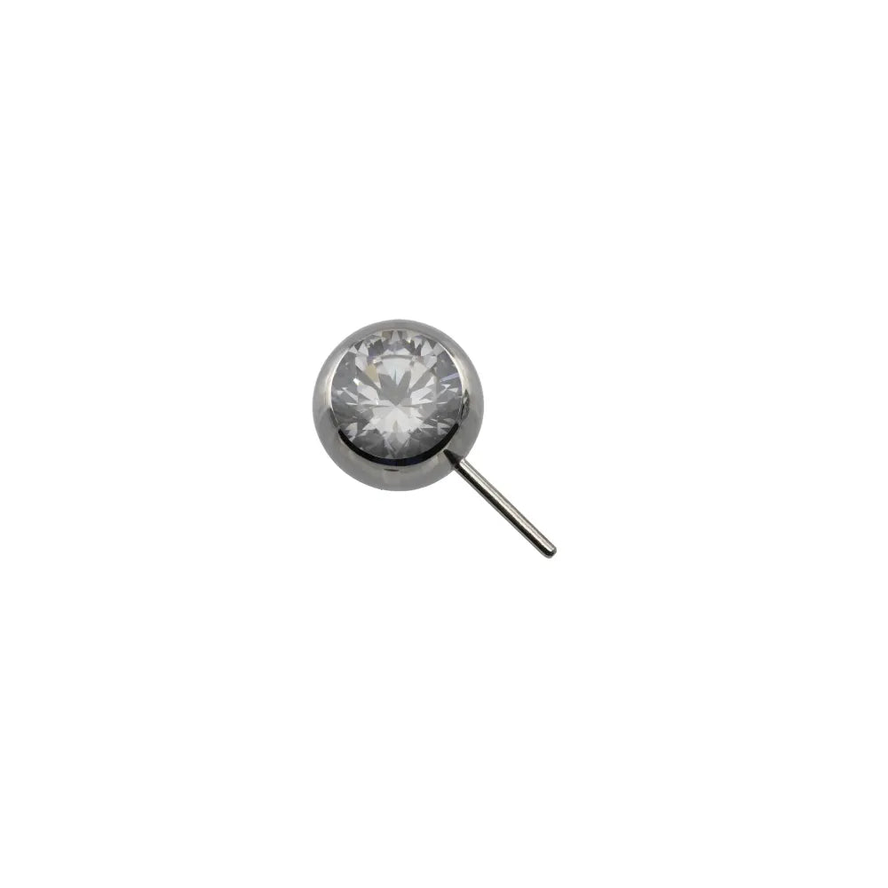Forward Facing Gem Bead
