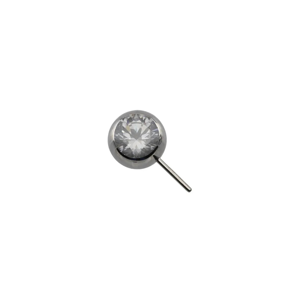 Forward Facing Gem Bead