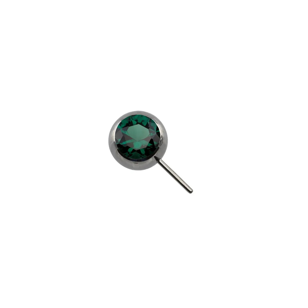 Forward Facing Gem Bead