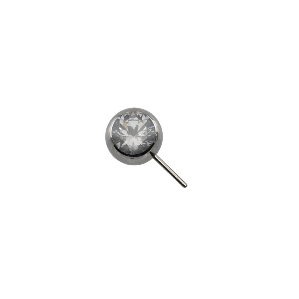 Forward Facing Gem Bead