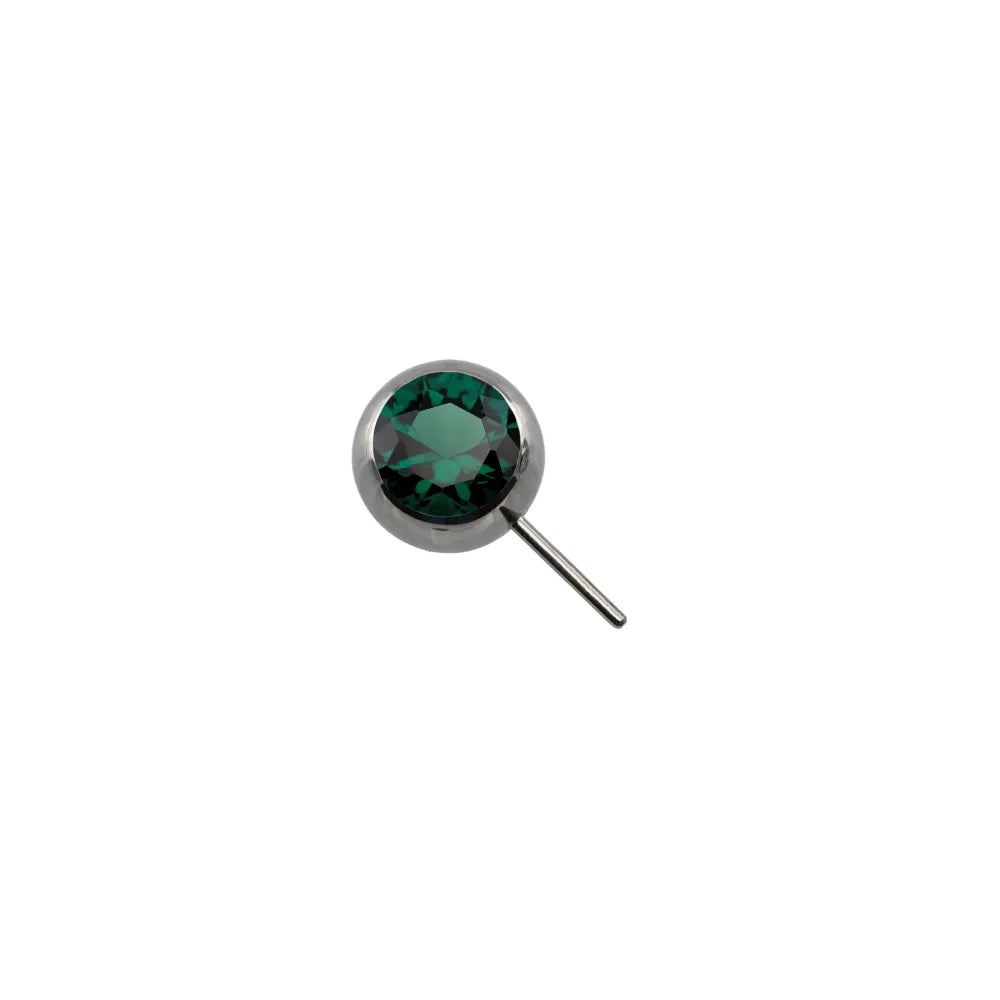 Forward Facing Gem Bead