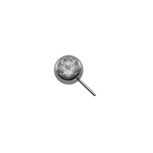Forward Facing Gem Bead