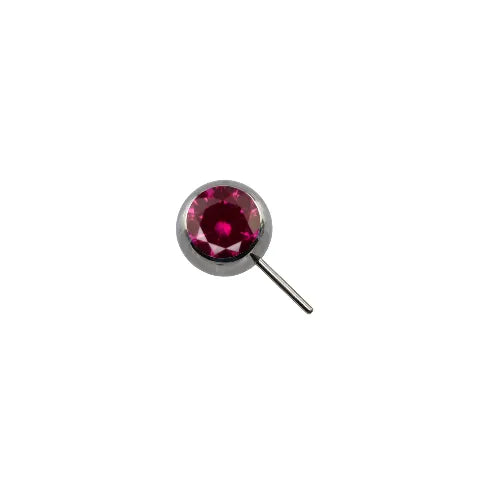 Forward Facing Gem Bead