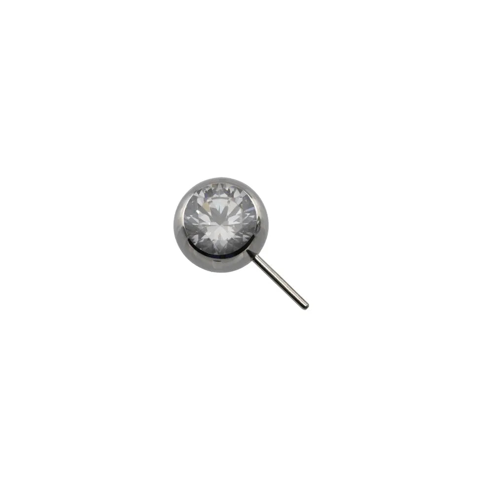 Forward Facing Gem Bead
