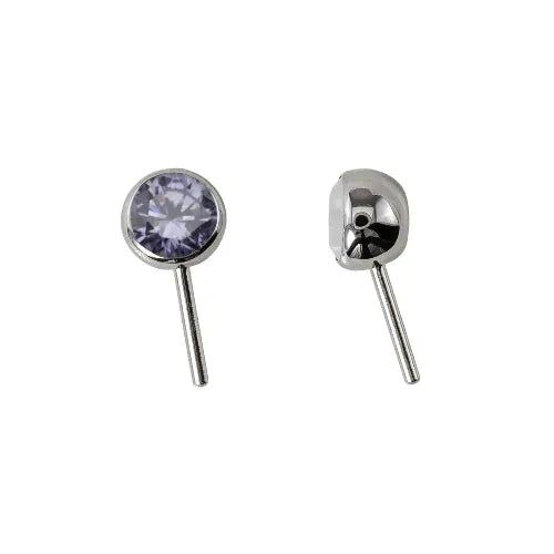 Forward Facing Angled Gem Bead