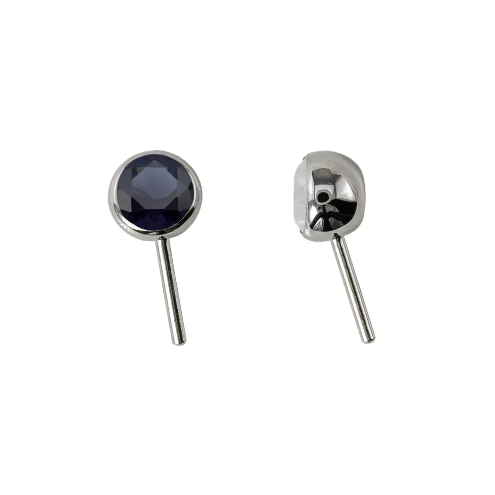 Forward Facing Angled Gem Bead