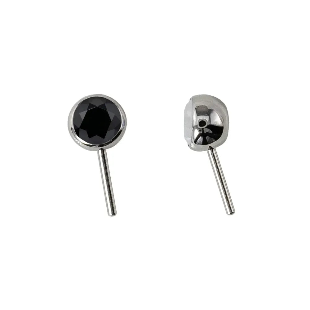 Forward Facing Angled Gem Bead