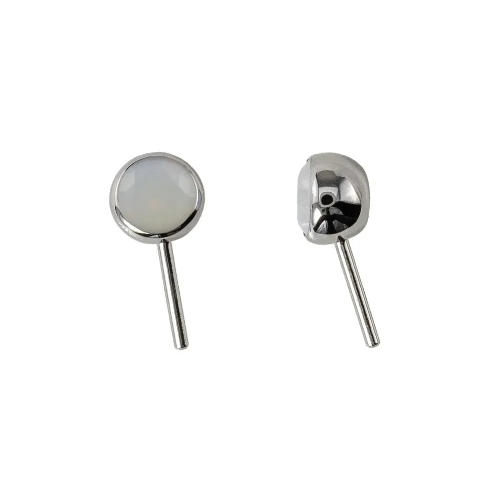 Forward Facing Angled Gem Bead