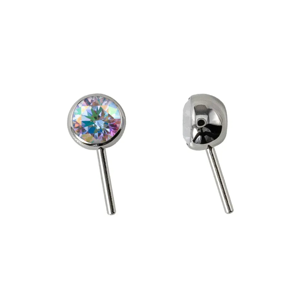 Forward Facing Angled Gem Bead