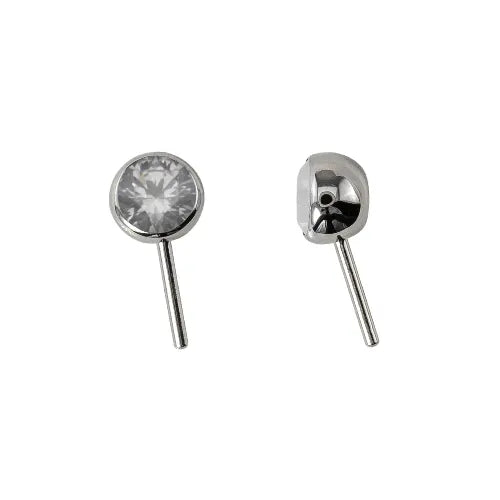 Forward Facing Angled Gem Bead