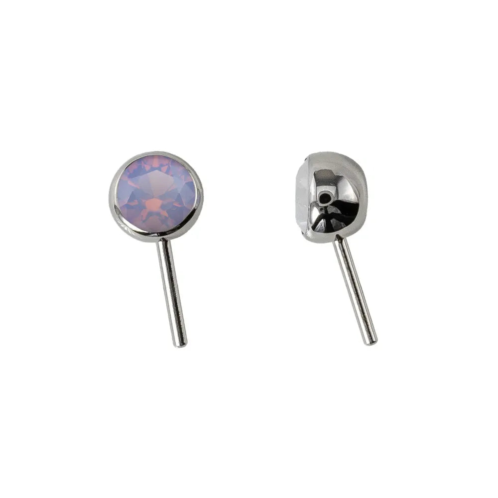 Forward Facing Angled Gem Bead