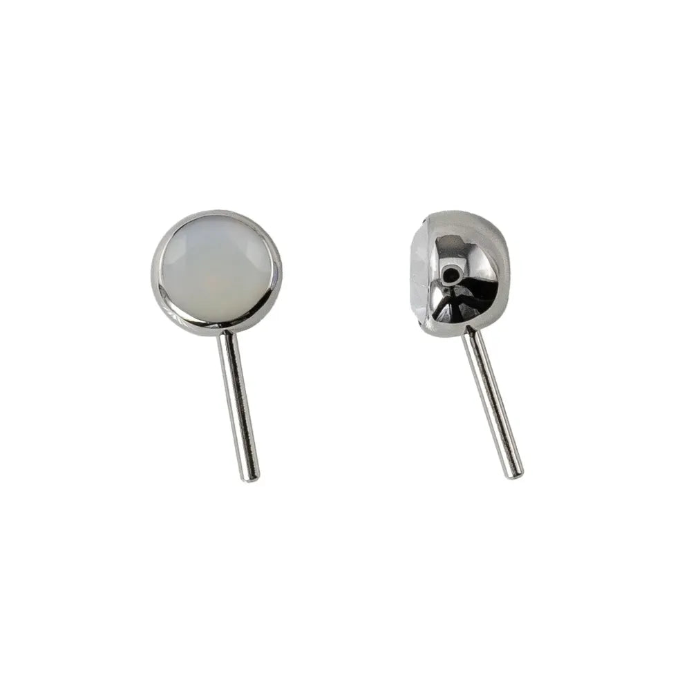 Forward Facing Angled Gem Bead