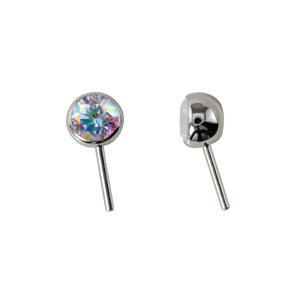 Forward Facing Angled Gem Bead