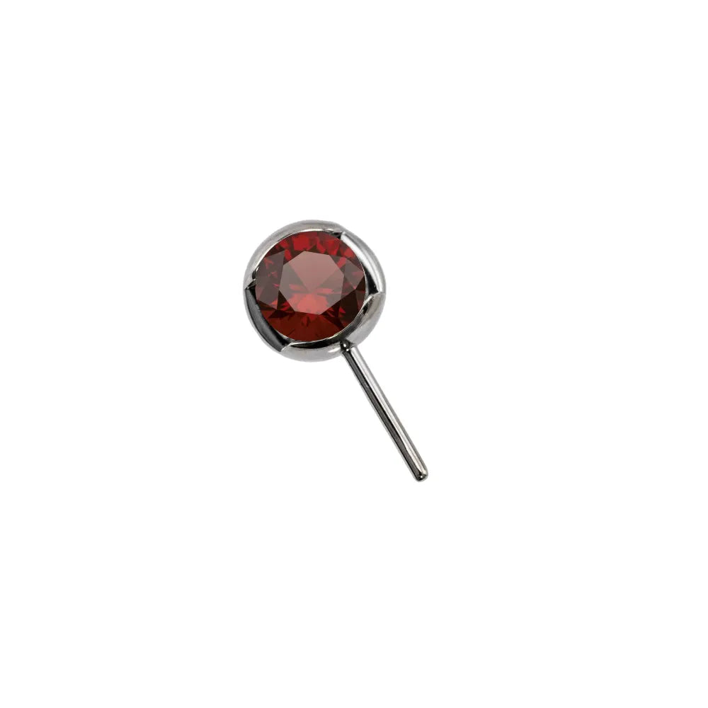 Forward Facing Slotted Gem Bead