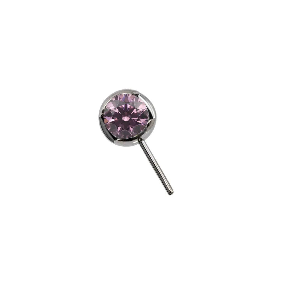 Forward Facing Slotted Gem Bead