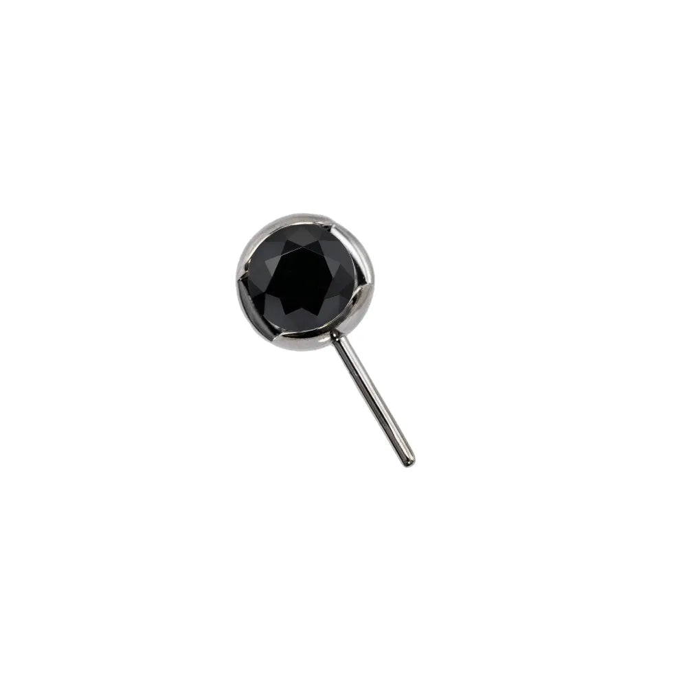 Forward Facing Slotted Gem Bead