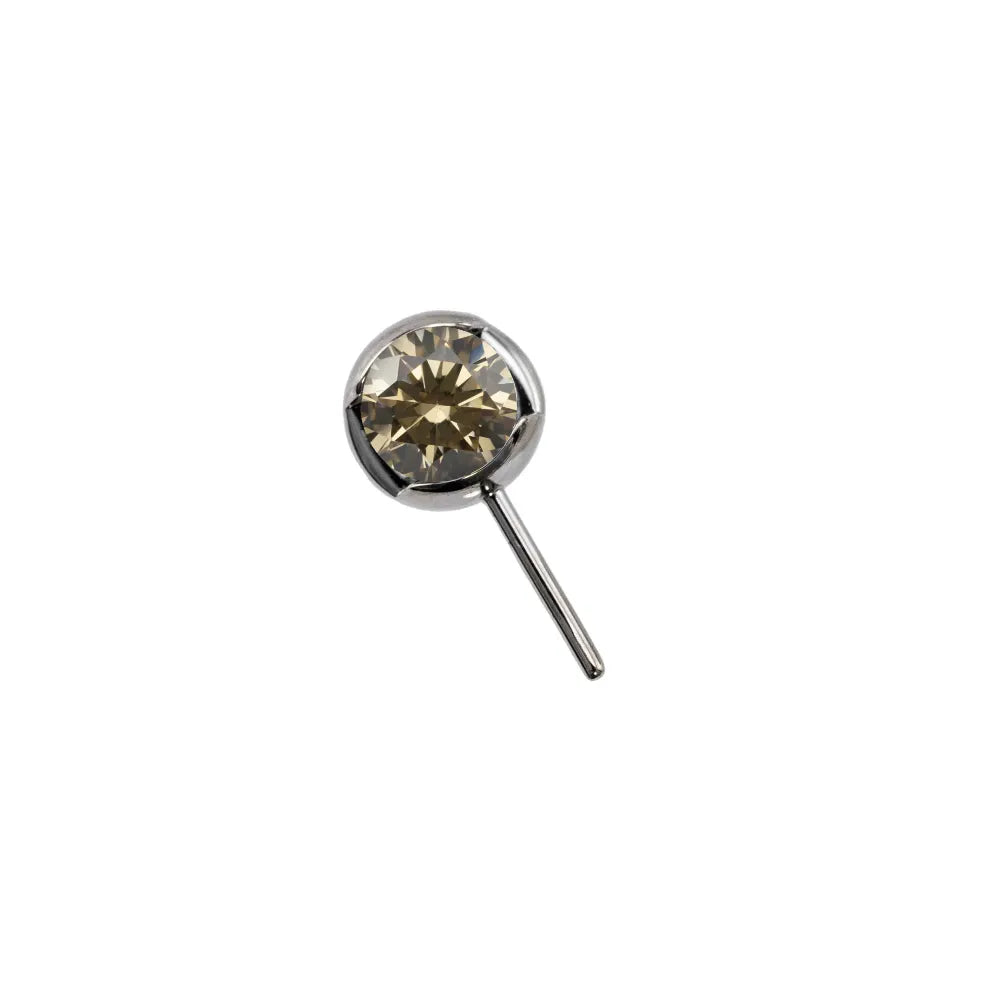Champagne 3.0 - Forward Facing Slotted Gem Bead