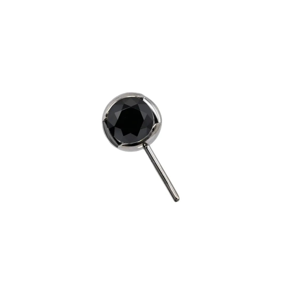 Forward Facing Slotted Gem Bead