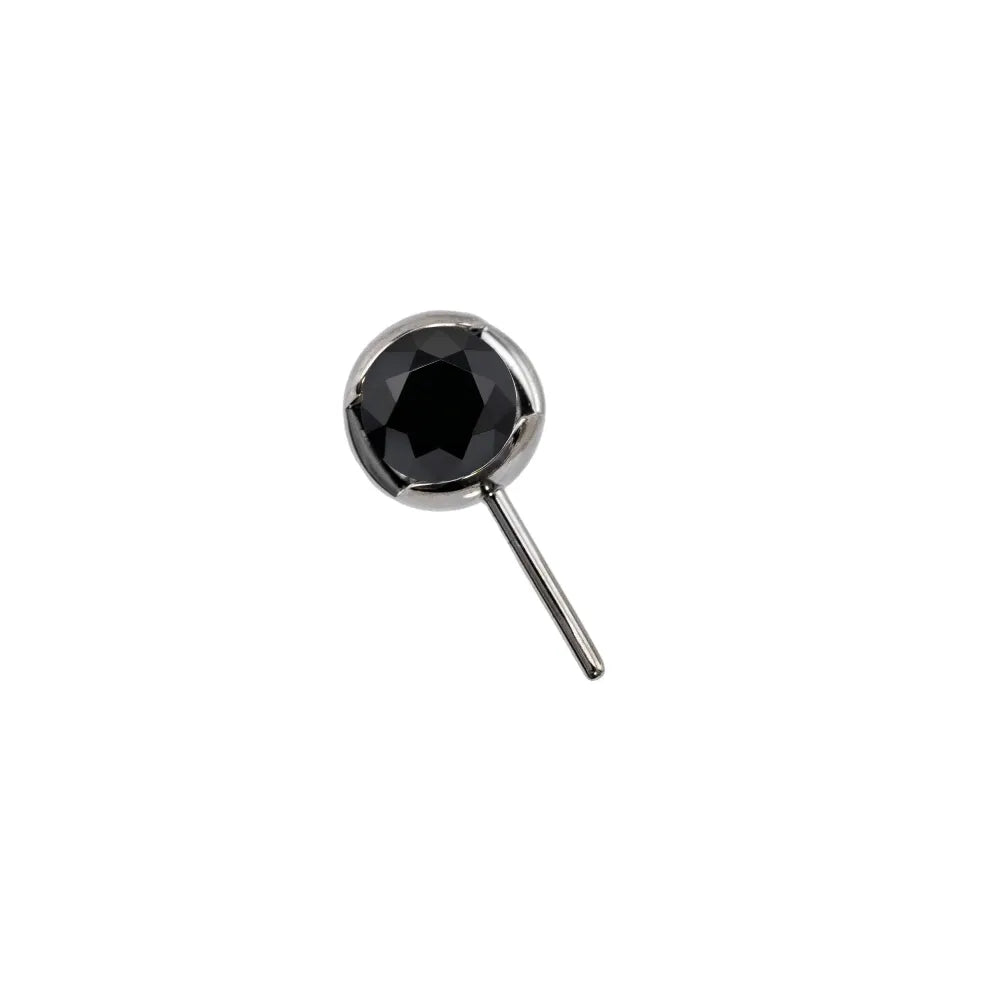 Forward Facing Slotted Gem Bead