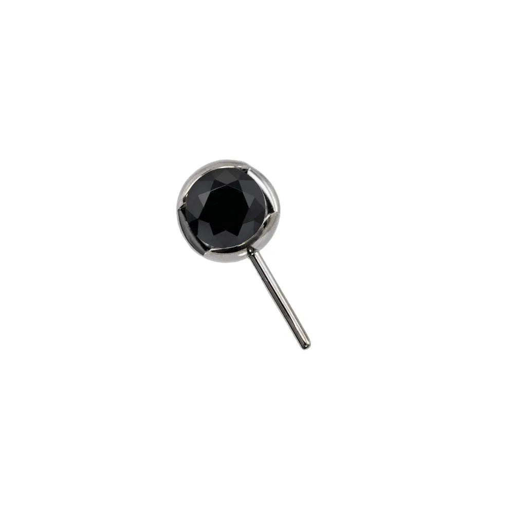 Forward Facing Slotted Gem Bead