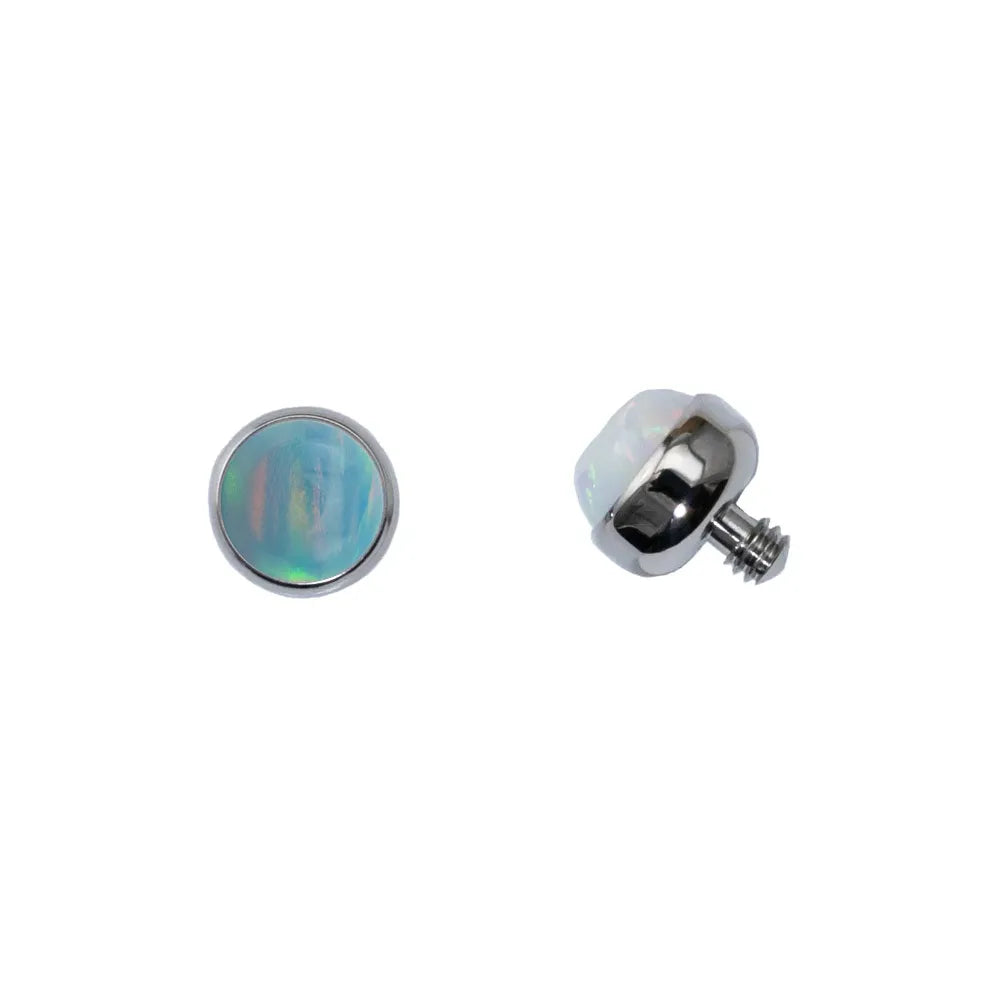 Threaded Cabochon Bead